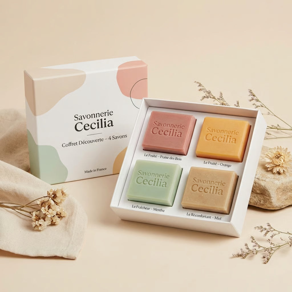 Coffret Découverte – Les Essentiels (4 Savons)