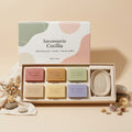 Coffret Signature – Découverte Complète (6 Savons + Porte-savon en Céramique)